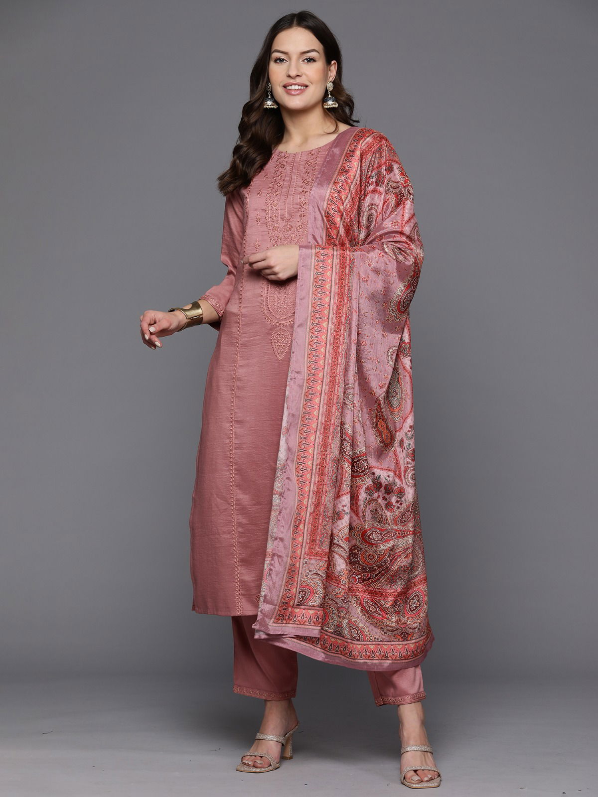 2418 Indo Era Silk Kurti With Bottom Dupatta Wholesale market In Surat With Price